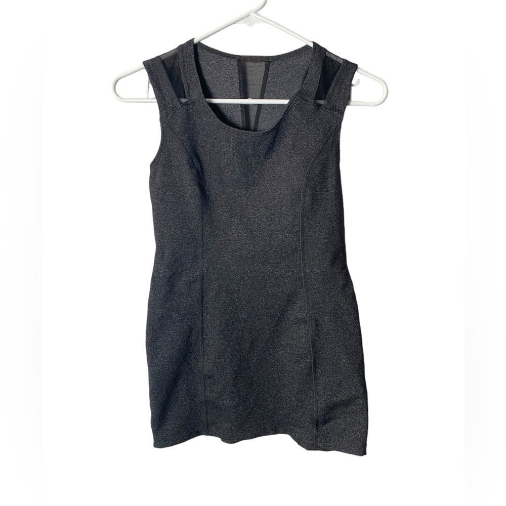 Beyond Yoga Longline Mesh Detailing Workout Tank